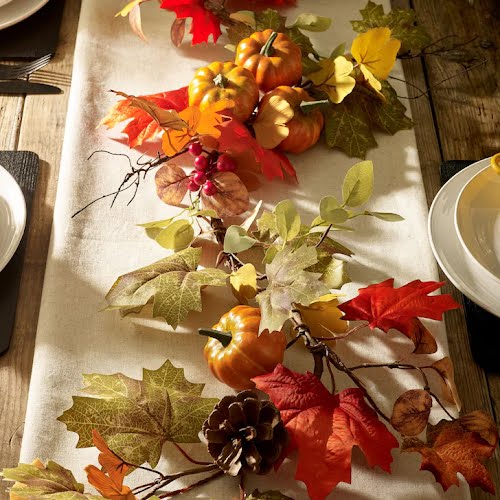 Next, Autumnal Orange Pumpkin Garland, €29.31