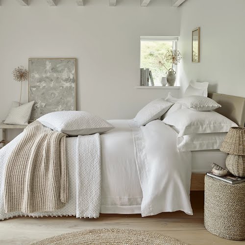 Rosalie Bed Linen Collection, From €59, The White Company