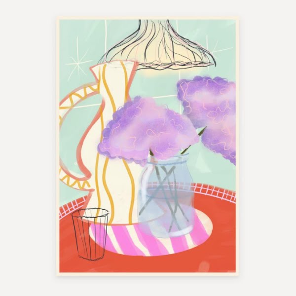 Natalia Bagniewska Spring unframed print, €40, Liberty