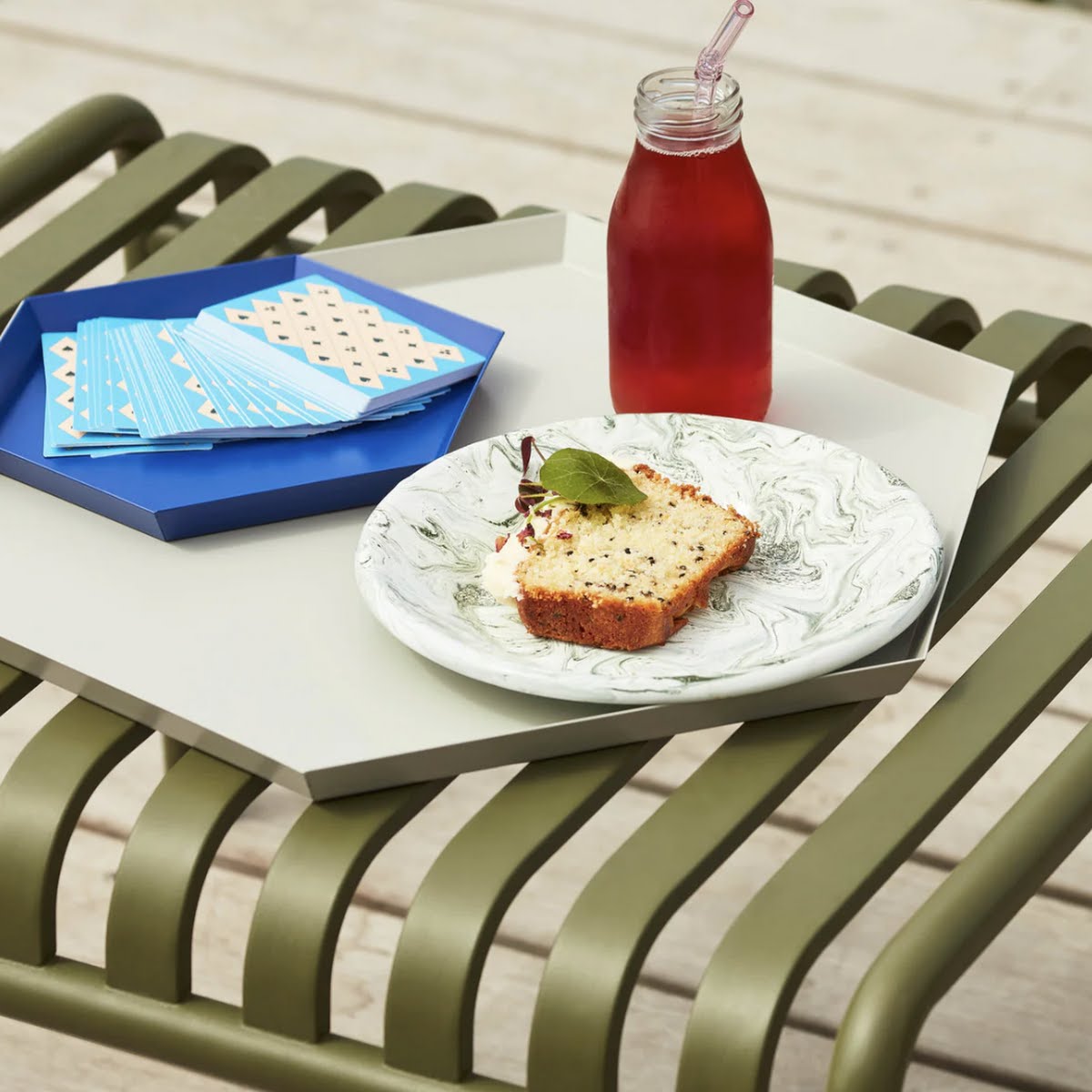 Hay Palissade ottoman, €394.95, Maven