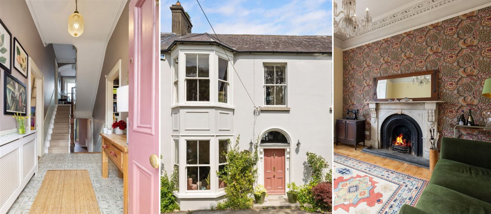 This charming Greystones period property is filled with gorgeous design choices