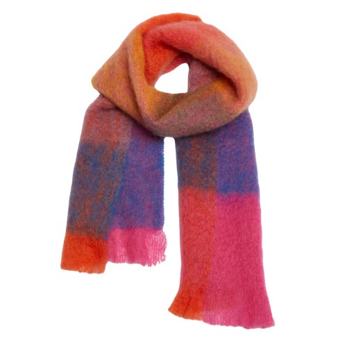 Foxford Pink And Red Mohair Scarf, €62