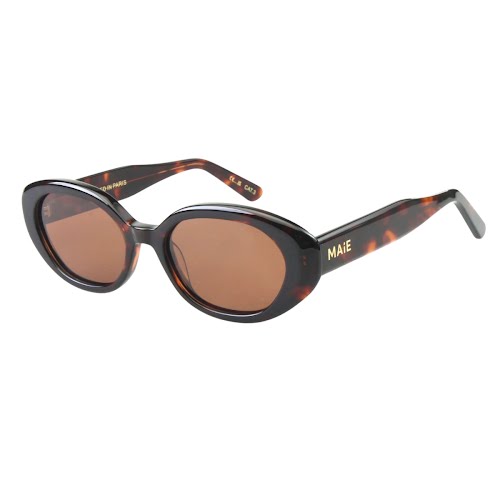 MAiE Azrou - Tortoise Orange Round Sunglasses, €126