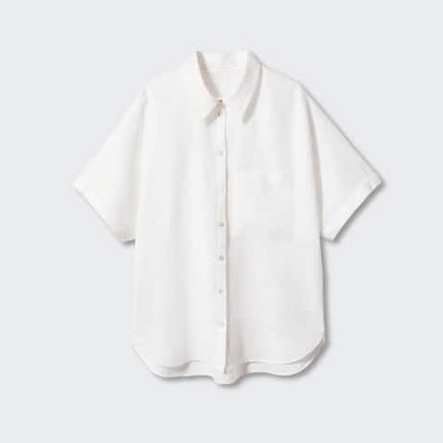 Mango Pocket Linen Shirt, €35.99