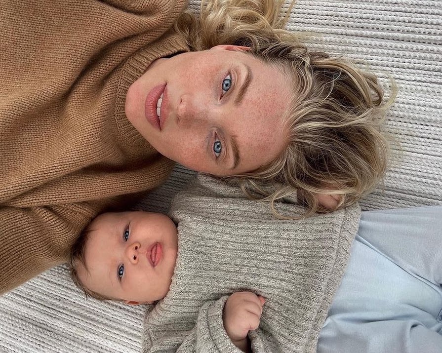 Elsa Hosk poses nude with daughter, internet blows up