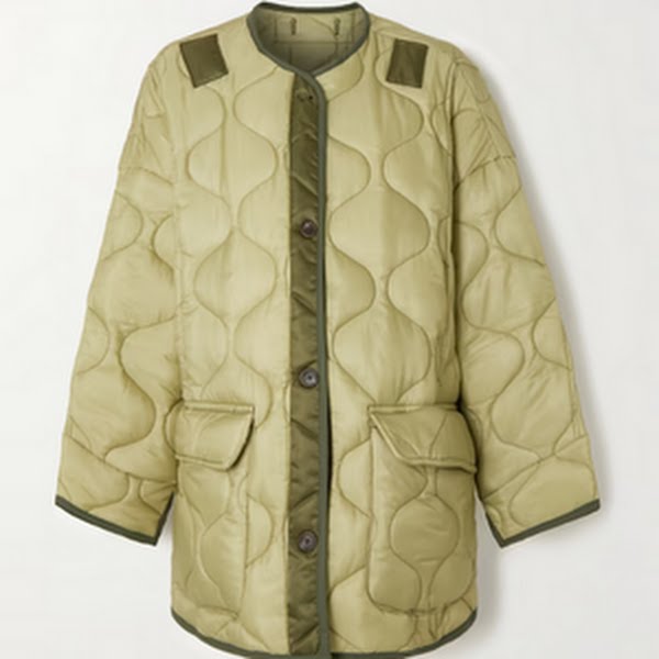 The Frankie Shop Quilted Padded Jacket, €285, Net-a-porter