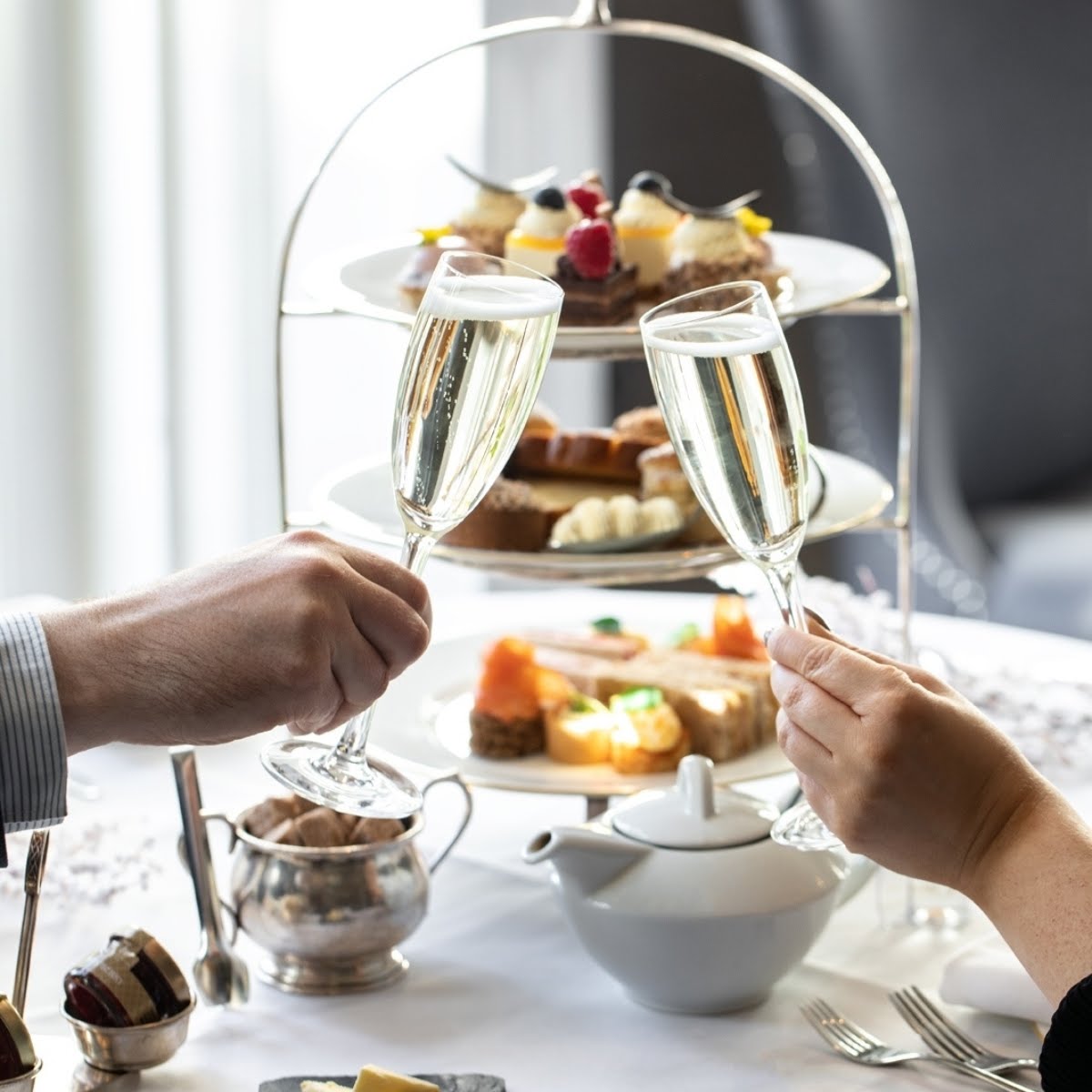 Prosecco Afternoon Tea for Two People at Hayfield Manor, €130