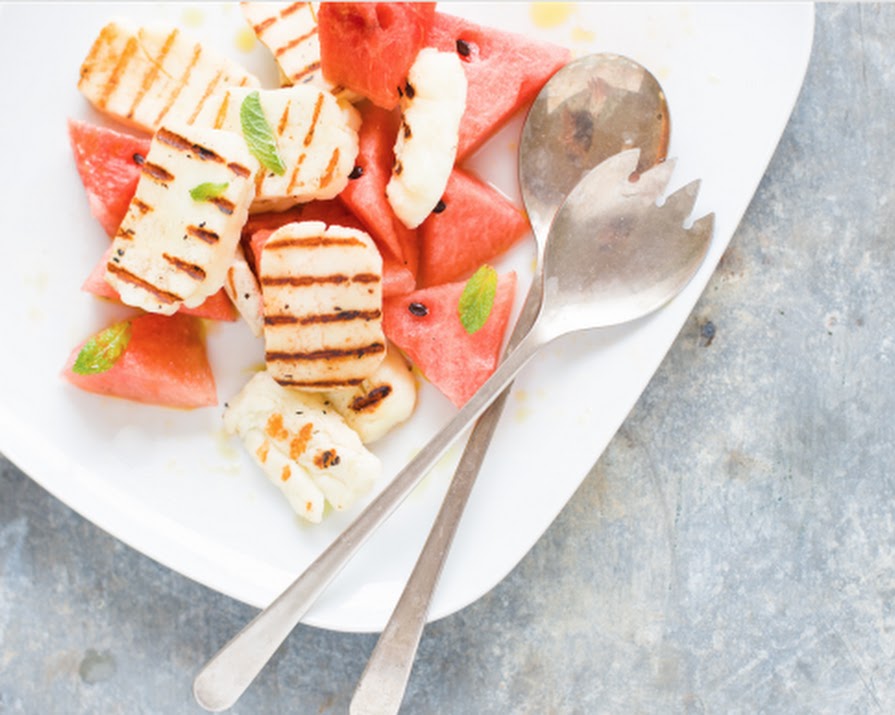 Watermelon and Halloumi Salad with Mint