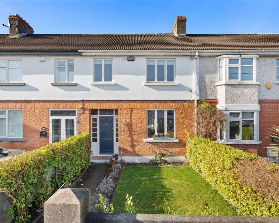 This Killester terrace house (with a unique extension) is for sale for €450,000