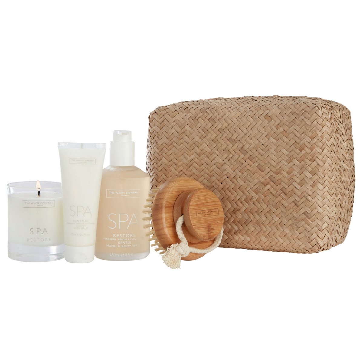 The White Company Spa Restore Wellness Gift Basket, €91