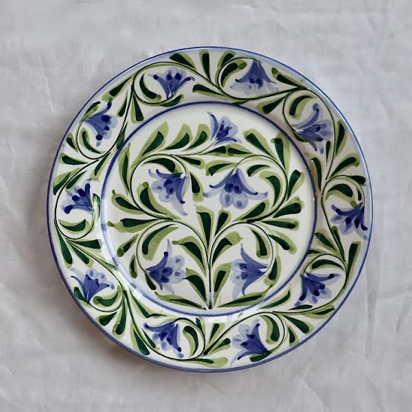 Bluebell dinner plate, £32, Artemis Deco