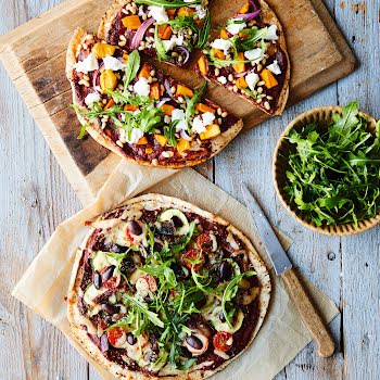 Supper Club: Vegetarian flatbread pizzas – two ways