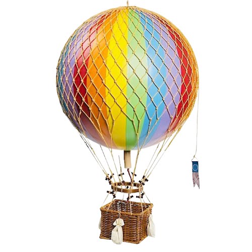 Hot Air Balloon Large Rainbow, €145