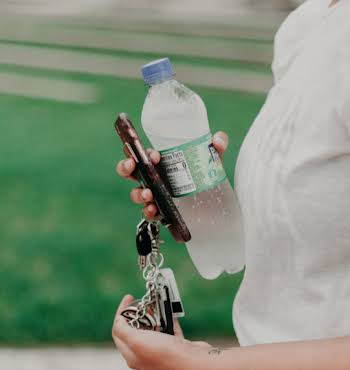 Plastic water bottle via Pexels