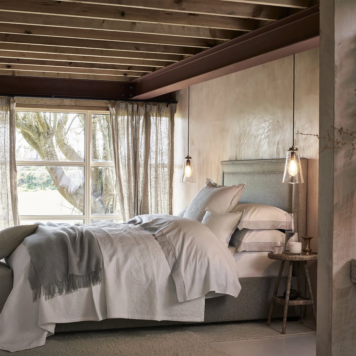 Santorini Bed Linen Collection, €26-€156