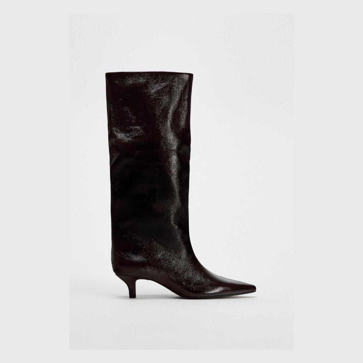 Zara Kitten Heel Boots, €69.95