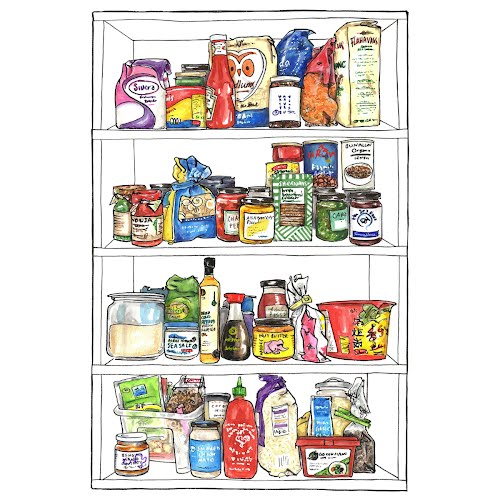 'The Modern Irish Pantry' print by Nicky Hooper, €44