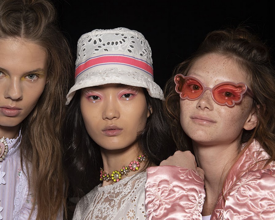 The best of SS20 beauty at NYFW: soaring hair and Euphoria eyeliner